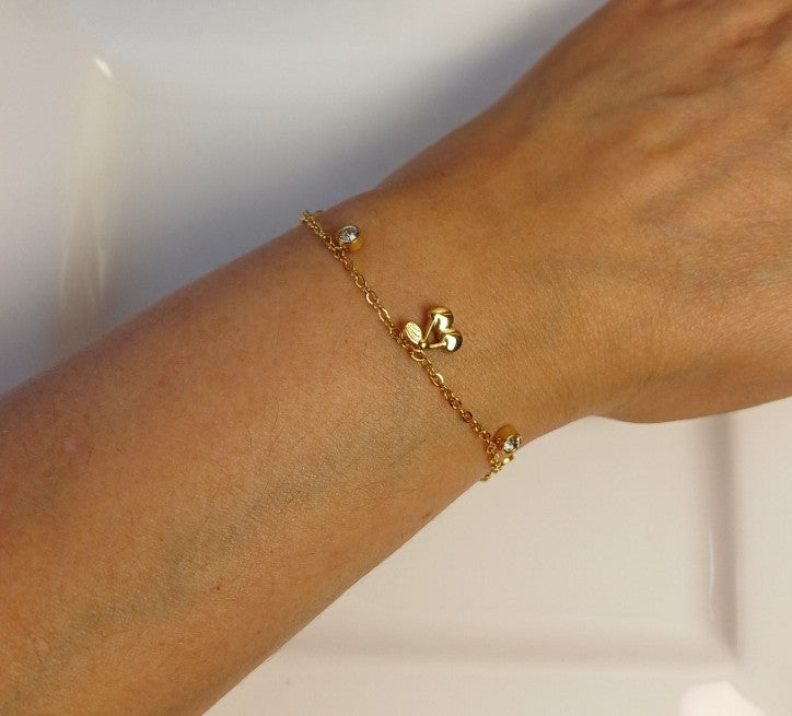 Golden Cherry Bracelet