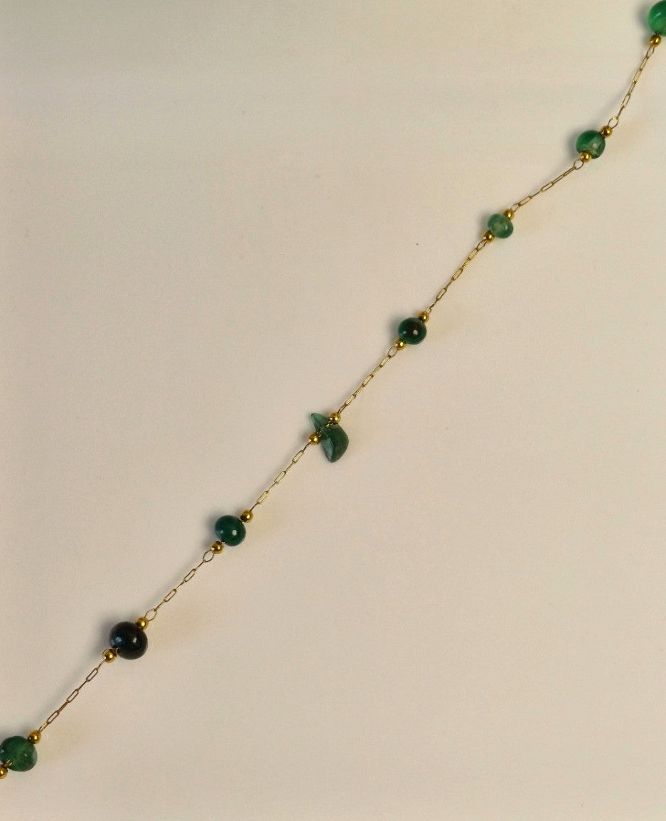 Green Bead Bracelet