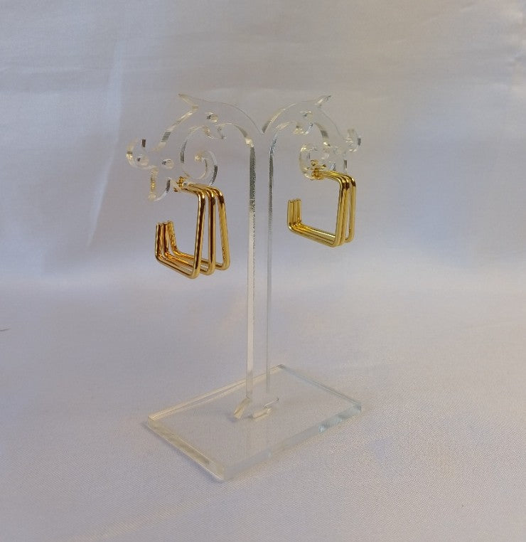 Triple Square C Hoop