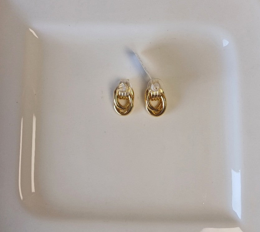 Oval Drop Earring