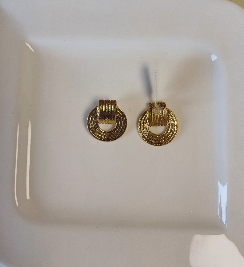 Round drop Earring