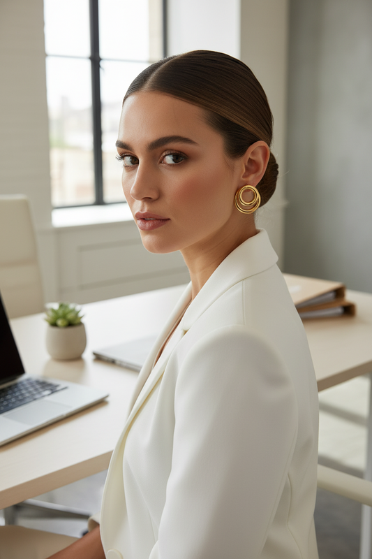 Double Circle Stud