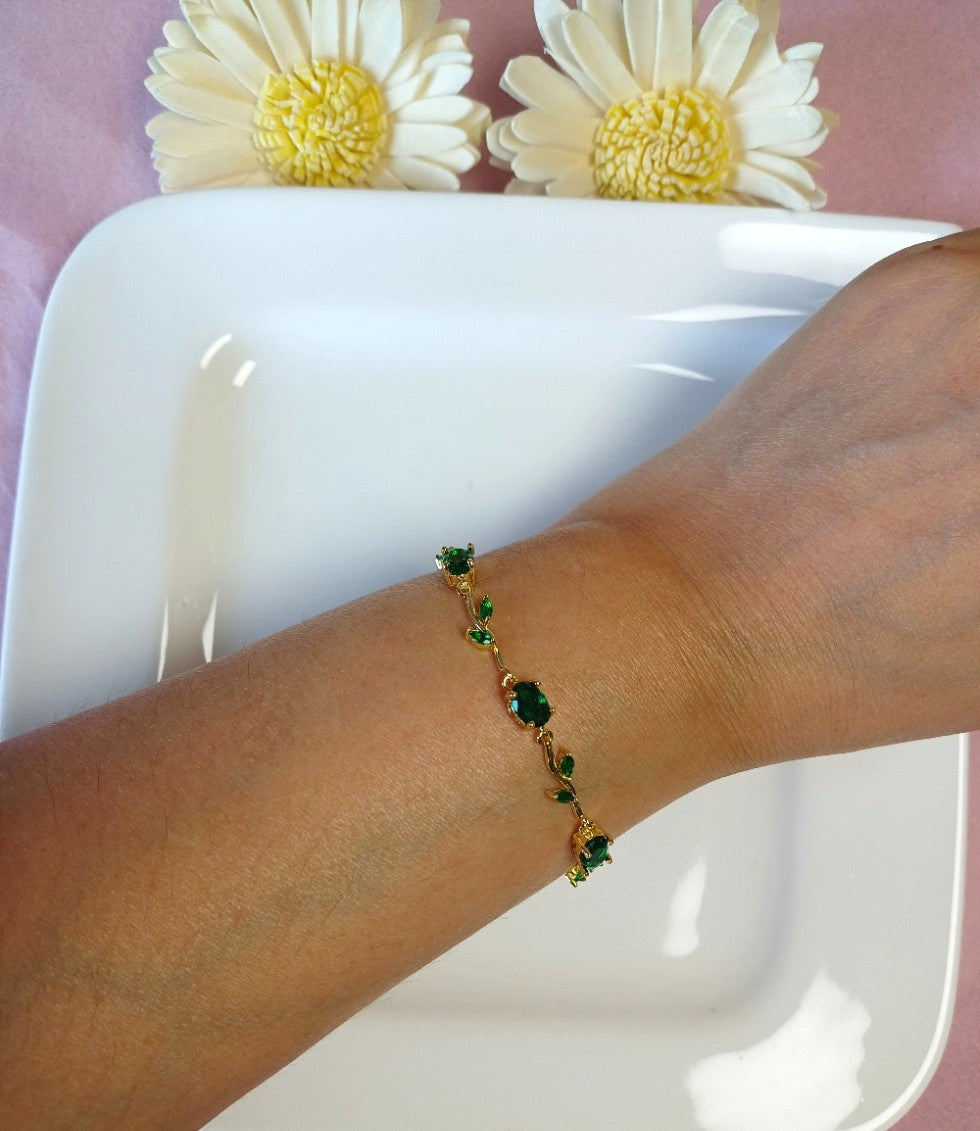 Tulip Bracelet Green