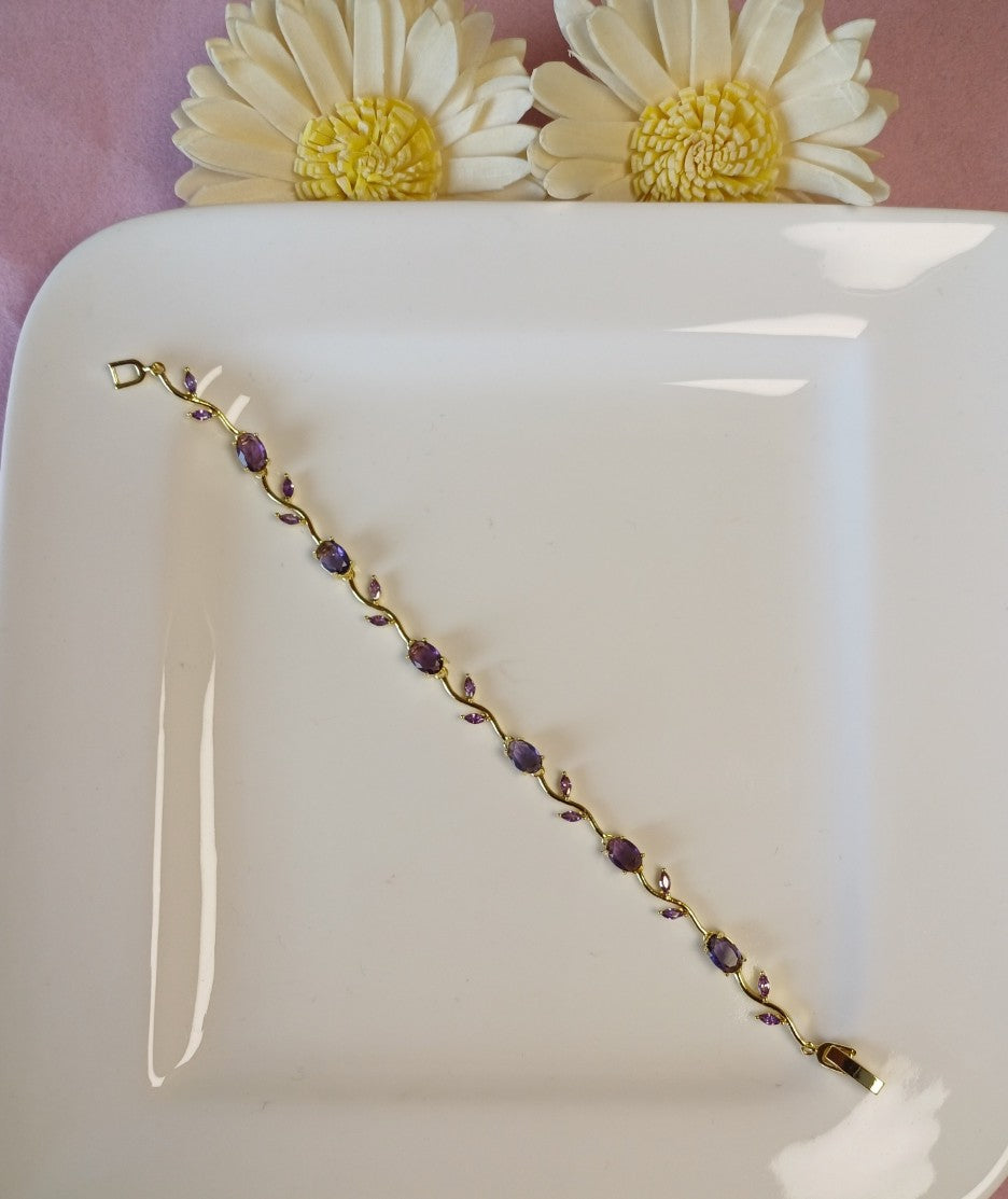 Tulip 7 Bracelet - Purple