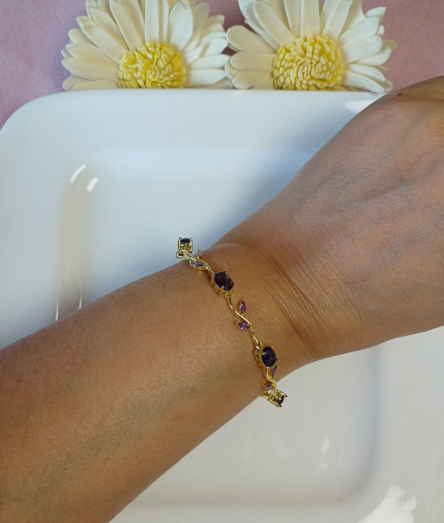 Tulip 7 Bracelet - Purple